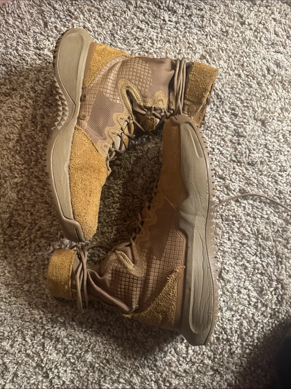 Nike Men's Brown Suede Tactical Boots